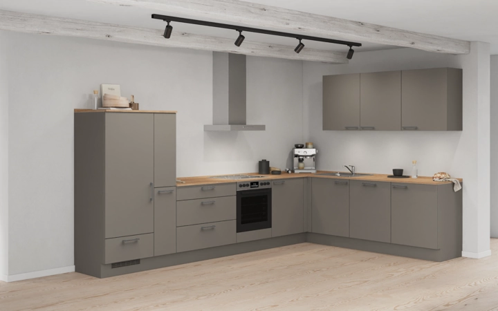 Cuisines Elite Cuisine en L 366,6 cm x 246, 6 cm électroménagers inclus planning 14 1
