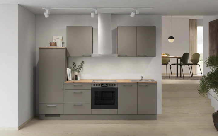 Cuisines Elite Cuisine linéare 270 cm électroménagers inclus planning 14 0