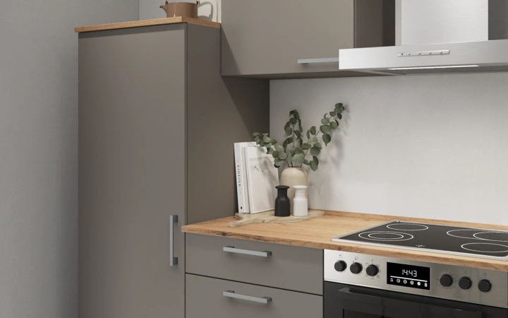 Cuisines Elite Cuisine linéare 270 cm électroménagers inclus planning 14 2