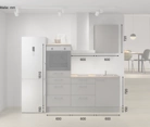 Cuisines Elite Cuisine linéaire 180 cm électroménagers inclus, planning 15 5