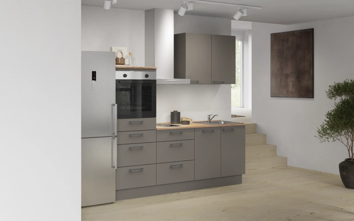 Cuisines Elite Cuisine linéaire 210 cm électroménagers inclus, planning 15 1