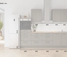 Cuisines Elite Cuisine linéare 270 cm électroménagers inclus planning 15 5