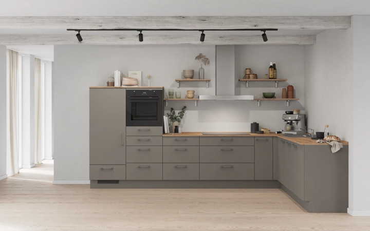 Cuisines Elite Cuisine en L 366,6 cm x 246, 6 cm électroménagers inclus planning 16 0
