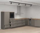 Cuisines Elite Cuisine en L 366,6 cm x 246, 6 cm électroménagers inclus planning 16 4