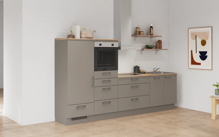 Cuisines Elite Cuisine linéaire 300 cm électroménagers inclus planning 16 1