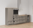Cuisines Elite Cuisine linéaire 300 cm électroménagers inclus planning 16 4