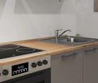 Cuisines Elite Cuisine linéare 270 cm électroménagers inclus planning 17 3