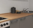 Cuisines Elite Cuisine linéare 360 cm électroménagers inclus planning 17 3