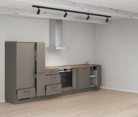 Cuisines Elite Cuisine linéare 360 cm électroménagers inclus planning 17 4