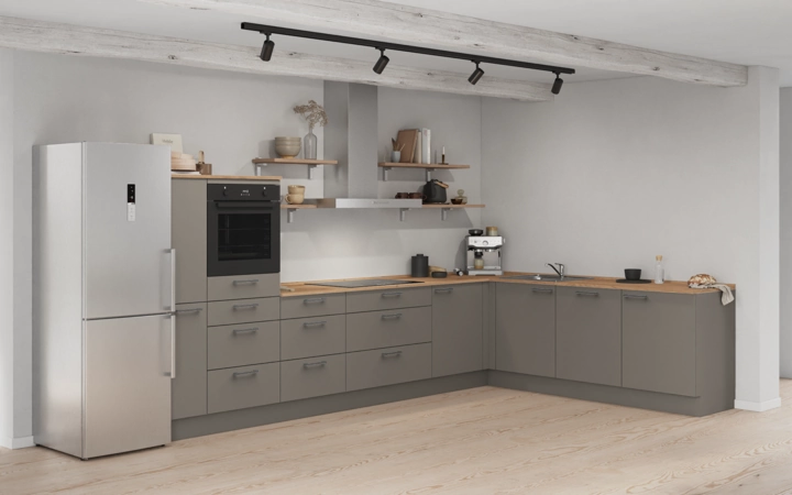 Cuisines Elite Cuisine en L 366,6 cm x 246, 6 cm électroménagers inclus planning 18 1