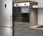 Cuisines Elite Cuisine linéaire 210 cm électroménagers inclus, planning 18 2