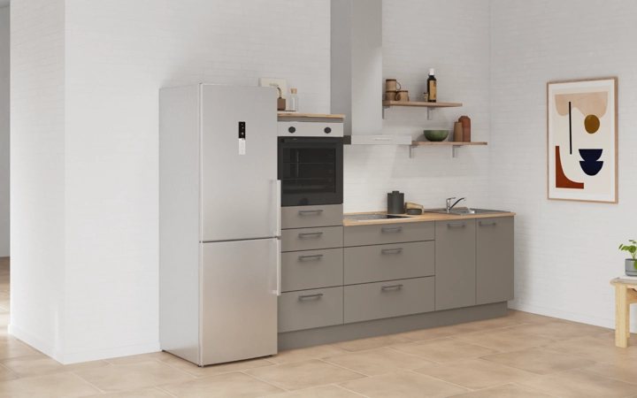 Cuisines Elite Cuisine linéaire 240 cm électroménagers inclus planning 18 1