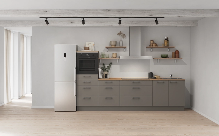 Cuisines Elite Cuisine linéaire 300 cm électroménagers inclus planning 18 0