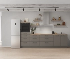 Cuisines Elite Cuisine linéaire 300 cm électroménagers inclus planning 18 0