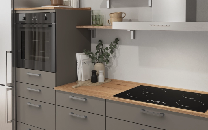 Cuisines Elite Cuisine linéaire 300 cm électroménagers inclus planning 18 2