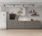 Cuisines Elite Cuisine linéare 360 cm électroménagers inclus planning 18 0