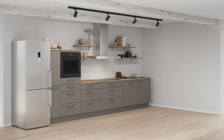 Cuisines Elite Cuisine linéare 360 cm électroménagers inclus planning 18 1