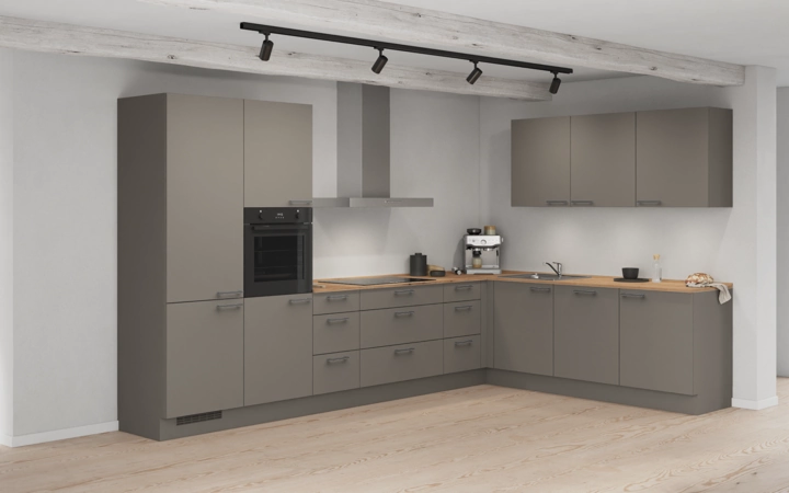 Cuisines Elite Cuisine en L 366,6 cm x 246, 6 cm électroménagers inclus planning 2 1