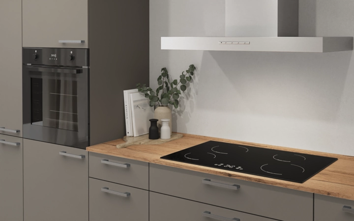 Cuisines Elite Cuisine en L 366,6 cm x 246, 6 cm électroménagers inclus planning 2 2
