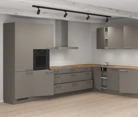Cuisines Elite Cuisine en L 366,6 cm x 246, 6 cm électroménagers inclus planning 2 4