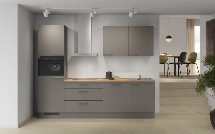 Cuisines Elite Cuisine linéare 270 cm électroménagers inclus planning 2 0