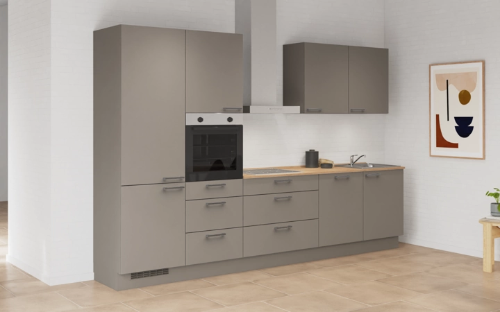 Cuisines Elite Cuisine linéare 330cm électroménagers inclus planning 2 1
