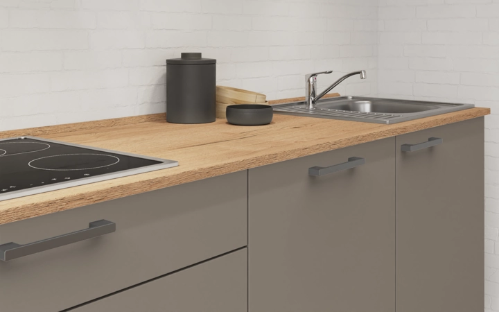 Cuisines Elite Cuisine linéare 330cm électroménagers inclus planning 2 3