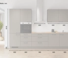 Cuisines Elite Cuisine linéare 330cm électroménagers inclus planning 2 5