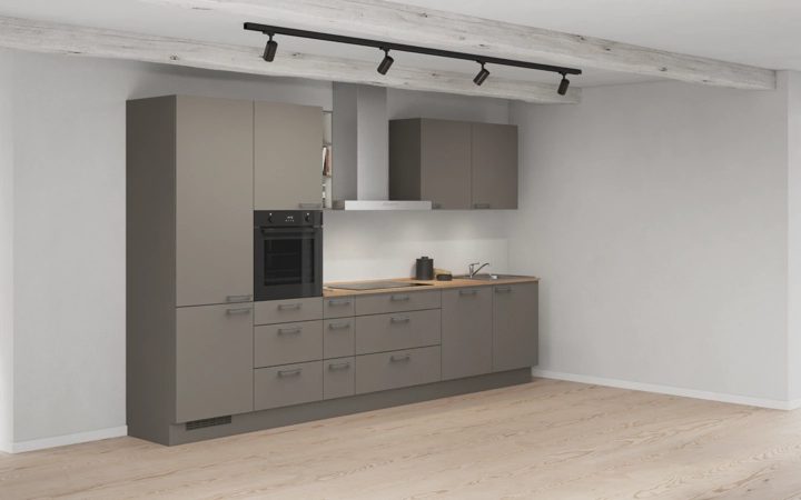 Cuisines Elite Cuisine linéare 360 cm électroménagers inclus planning 2 1