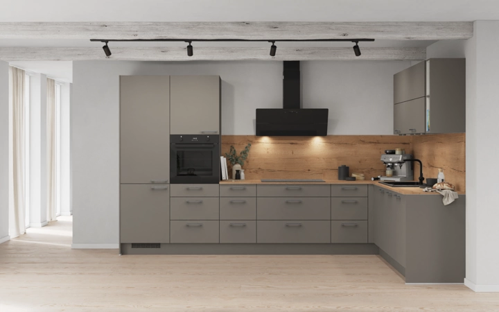 Cuisines Elite Cuisine en L 366,6 cm x 246, 6 cm électroménagers inclus planning 3 0