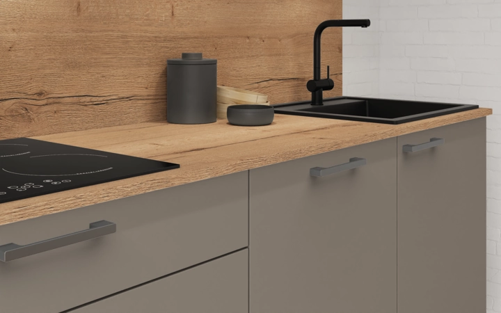 Cuisines Elite Cuisine linéare 330cm électroménagers inclus planning 3 3