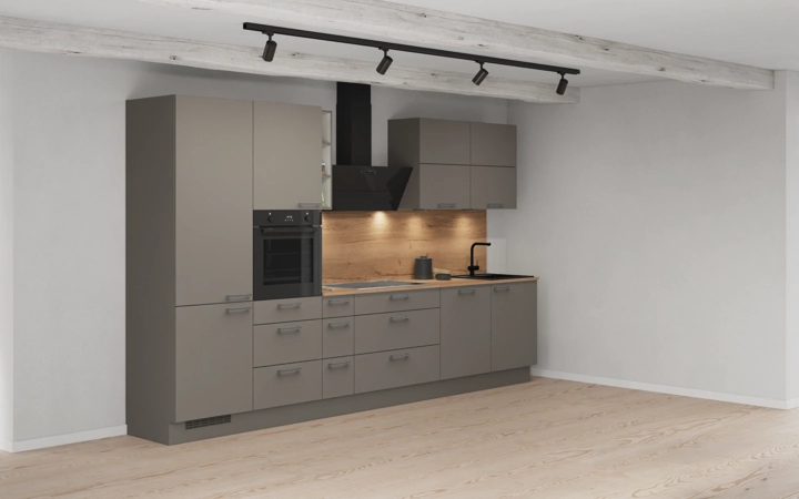 Cuisines Elite Cuisine linéare 360 cm électroménagers inclus planning 3 1