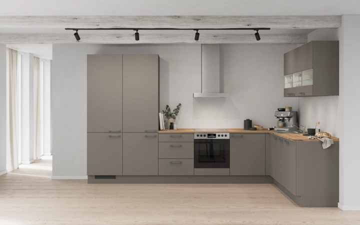 Cuisines Elite Cuisine en L 366,6 cm x 246, 6 cm électroménagers inclus planning 4 0