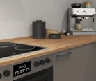 Cuisines Elite Cuisine en L 366,6 cm x 246, 6 cm électroménagers inclus planning 4 3