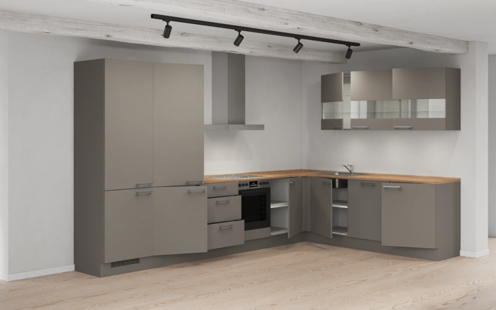 Cuisines Elite Cuisine en L 366,6 cm x 246, 6 cm électroménagers inclus planning 4 4