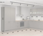 Cuisines Elite Cuisine en L 366,6 cm x 246, 6 cm électroménagers inclus planning 4 5
