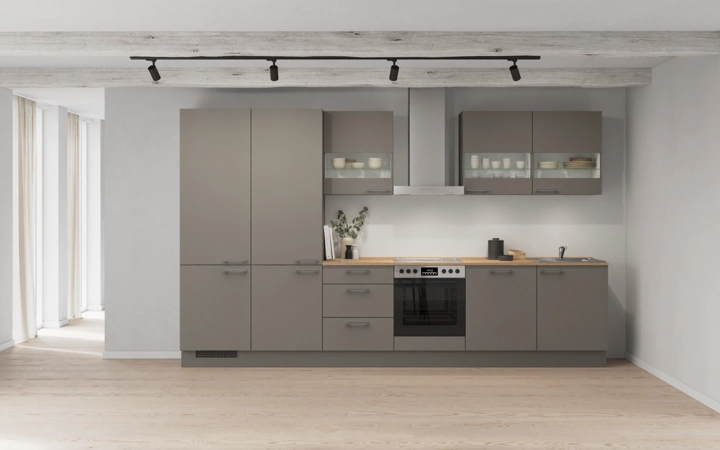 Cuisines Elite Cuisine linéare 360 cm électroménagers inclus planning 4 0