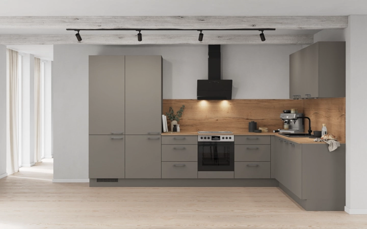 Cuisines Elite Cuisine en L 366,6 cm x 246, 6 cm électroménagers inclus planning 5 0