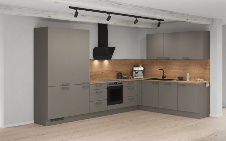 Cuisines Elite Cuisine en L 366,6 cm x 246, 6 cm électroménagers inclus planning 5 1