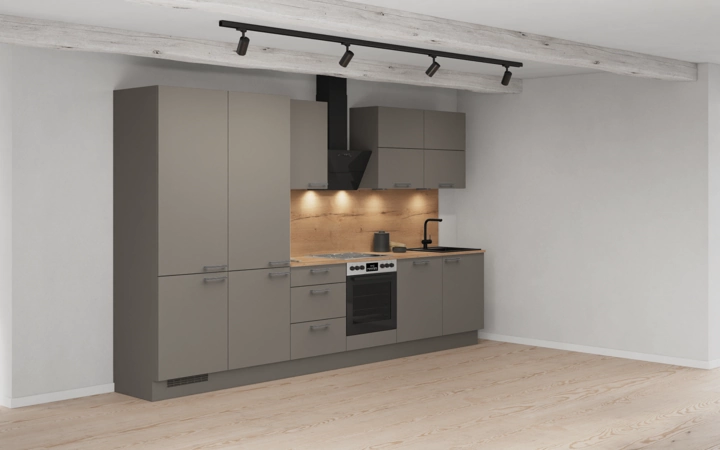 Cuisines Elite Cuisine linéare 360 cm électroménagers inclus planning 5 1