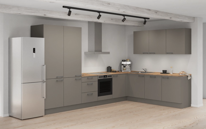 Cuisines Elite Cuisine en L 366,6 cm x 246, 6 cm électroménagers inclus planning 6 1