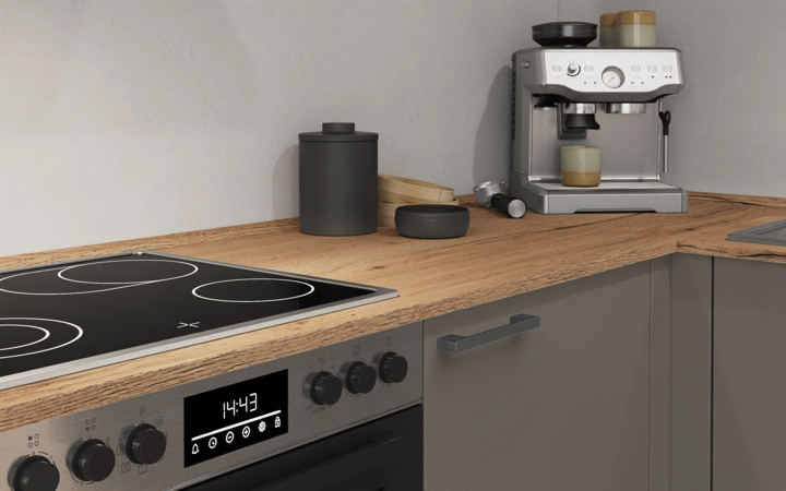 Cuisines Elite Cuisine en L 366,6 cm x 246, 6 cm électroménagers inclus planning 6 3