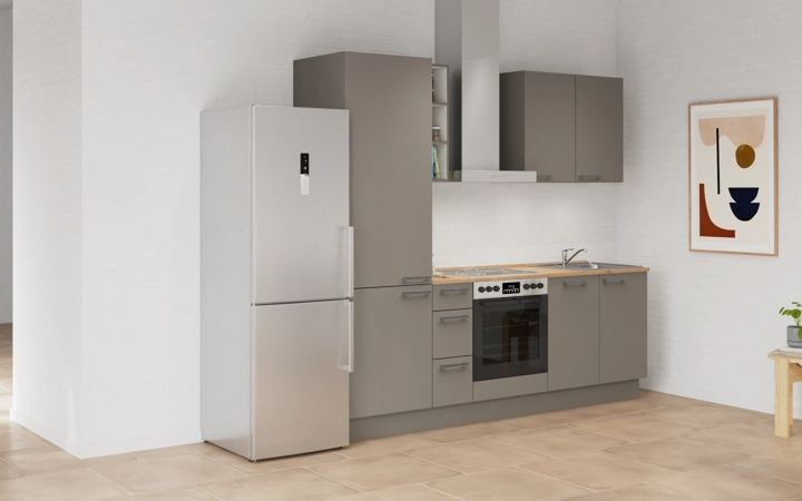 Cuisines Elite Cuisine linéaire 240 cm électroménagers inclus planning 6 1