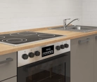 Cuisines Elite Cuisine linéaire 240 cm électroménagers inclus planning 6 3