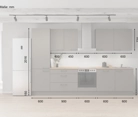 Cuisines Elite Cuisine linéare 330cm électroménagers inclus planning 6 5