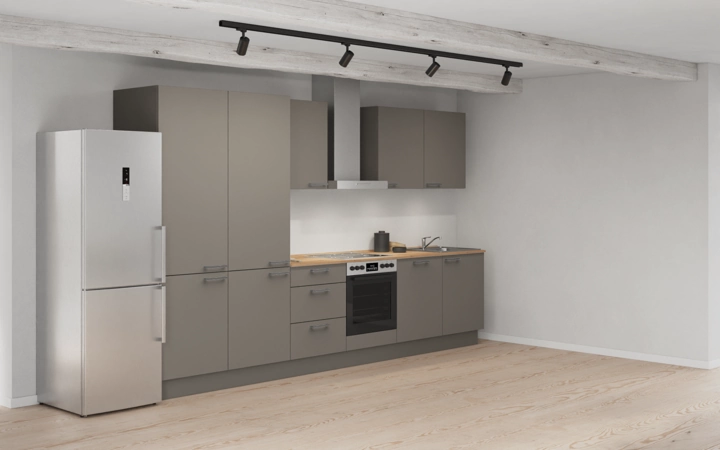 Cuisines Elite Cuisine linéare 360 cm électroménagers inclus planning 6 1