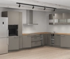 Cuisines Elite Cuisine en L 366,6 cm x 246, 6 cm électroménagers inclus planning 7 4