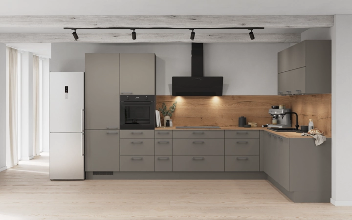 Cuisines Elite Cuisine en L 366,6 cm x 246, 6 cm électroménagers inclus planning 15 0