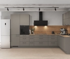 Cuisines Elite Cuisine en L 366,6 cm x 246, 6 cm électroménagers inclus planning 15 0