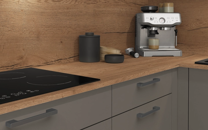 Cuisines Elite Cuisine en L 366,6 cm x 246, 6 cm électroménagers inclus planning 15 3